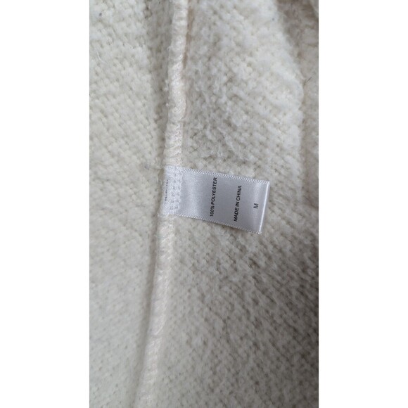 Koolabura Ugg Women Jacket Medium‎ Sherpa Fleece Shawl Collar Open Front Warm - Picture 6 of 10